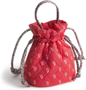 Vera Bradley Premium Cotton Tilden Drawstring Crossbody