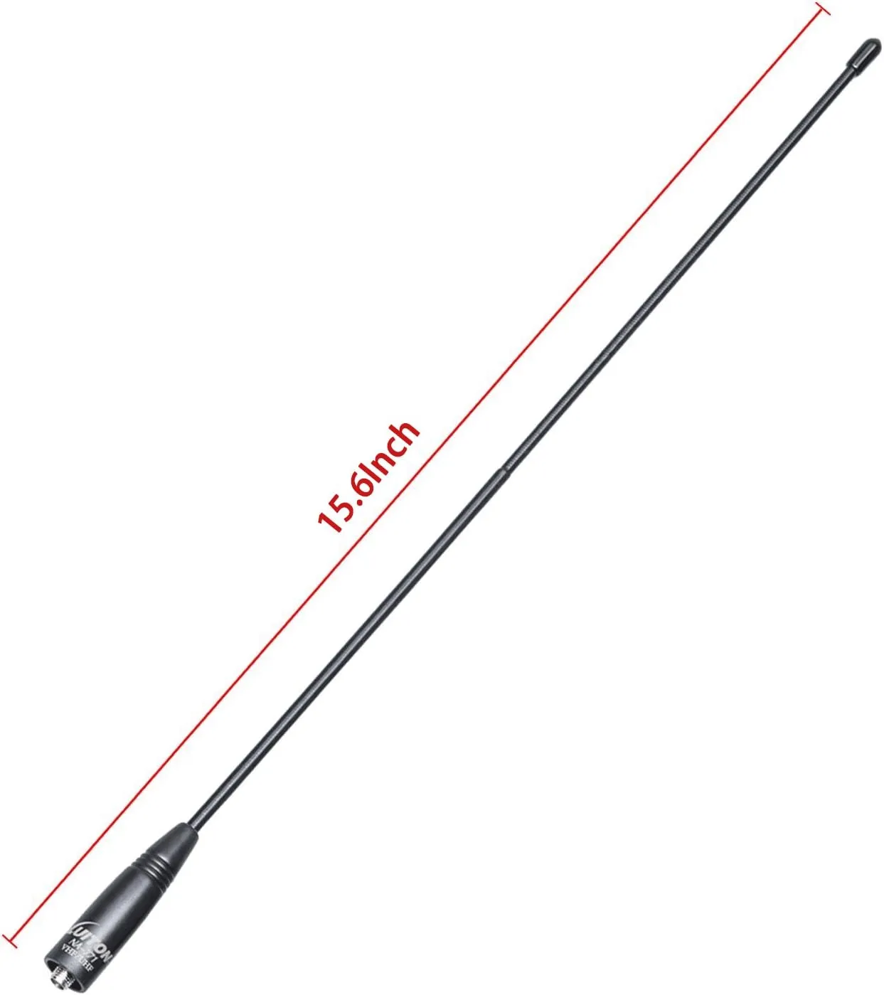 Walkie Talkie Antenna 15.6 Inch Whip Dual Band UV VHF/UHF 144/430Mhz Outdoor Ham Radio Antenna SMA-F for UV-82 UV-B5 GT-3 BF-F8HP UV-5RA UV-5RE UV-5R by LUITON (1 Pack)