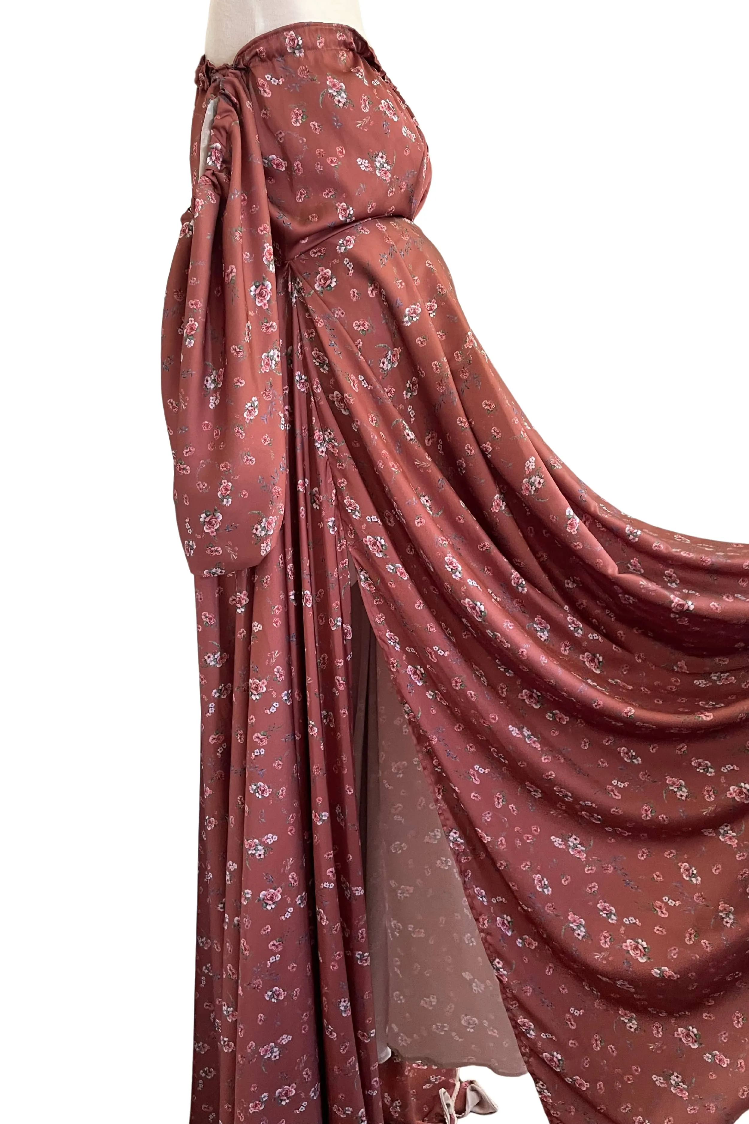 We Are Reclamation Autumn Meadow Satin Gown