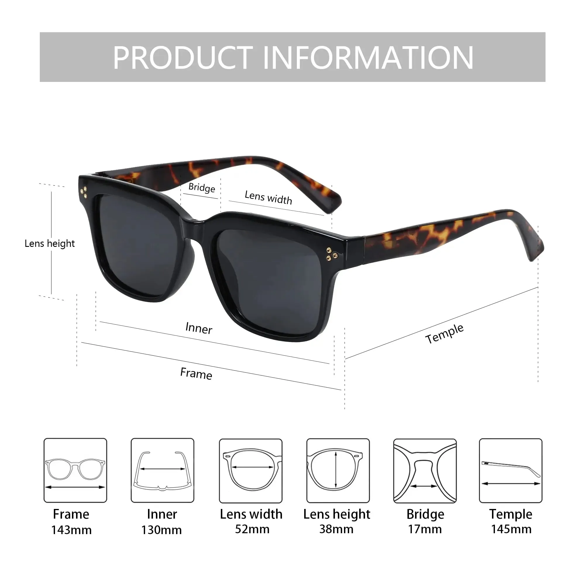 Women's Vintage Square Shades  UV Protection Sunglasses